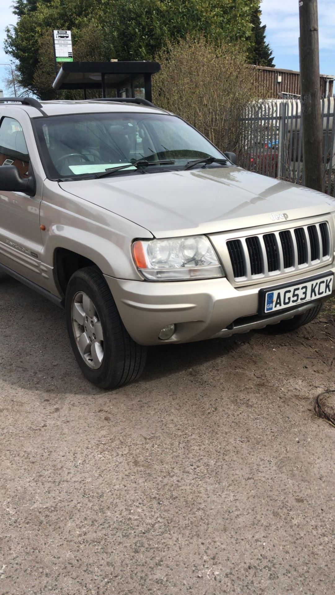 2003/53 REG JEEP GRAND CHEROKEE CRD LTD AUTO 2.7L GREY *NO VAT*