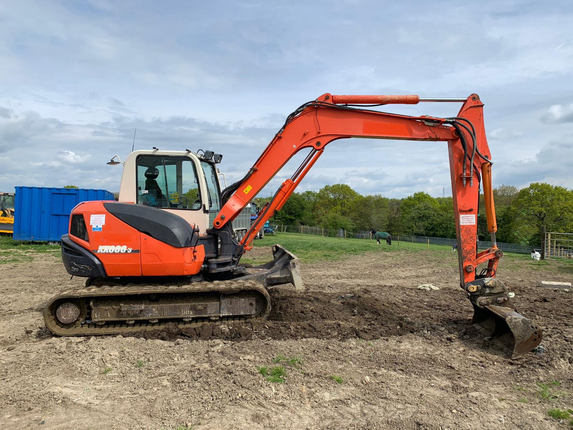 2008 KUBOTA KX080-3 CRAWLER TRACKED DIGGER / EXCAVATOR *PLUS VAT* - Bild 5 aus 13