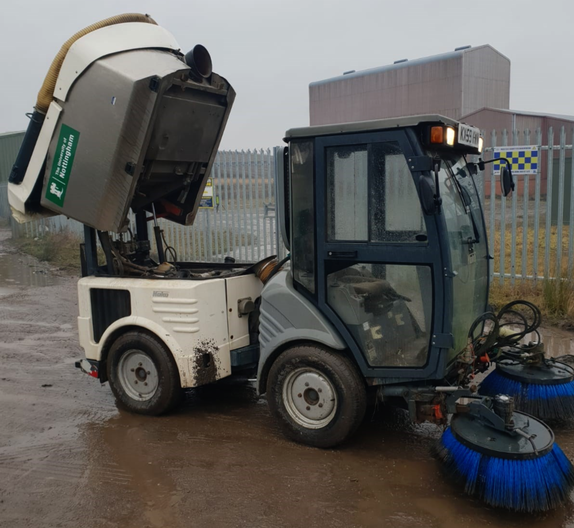 DA - 2008/59 REG HAKO CITYMASTER 1200 ROAD SWEEPER, RUNS AND WORKS - EX COUNCIL *NO VAT* - Image 11 of 11