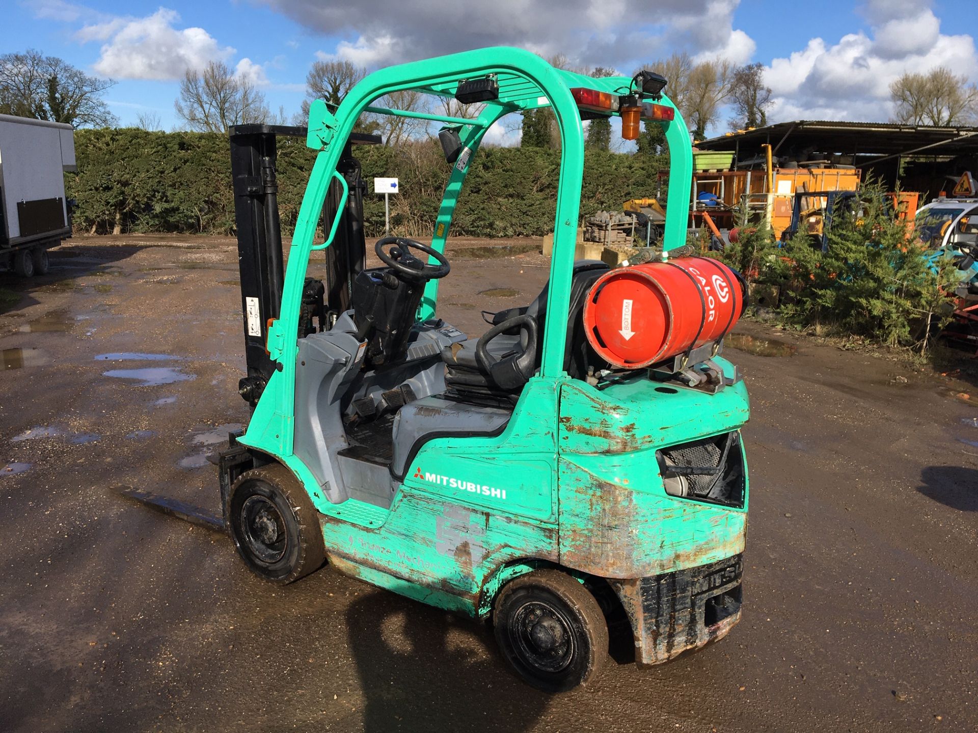 2005 MITSUBISHI FG18 GAS FORKLIFT, FREELIFT MAST, NO FAULTS *PLUS VAT* - Image 3 of 5