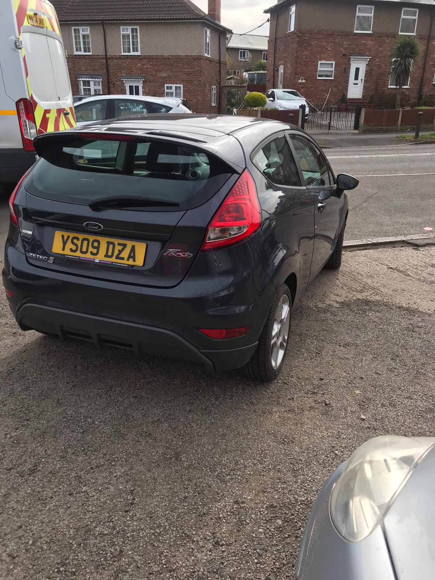 2009/09 REG FORD FIESTA ZETEC S 90 TDCI 1.6 DIESEL 3DR HATCHBACK GREY *NO VAT* - Image 5 of 12