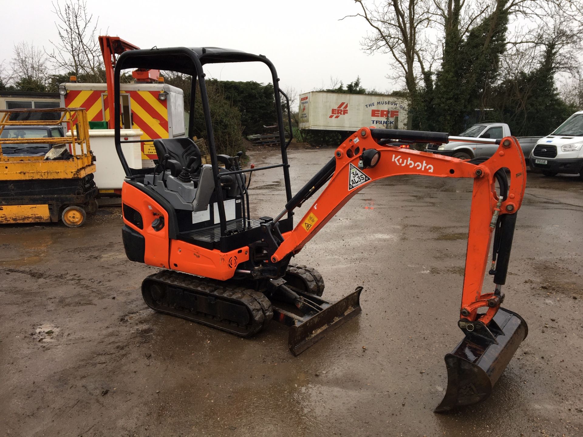 2015 KUBOTA KX015-4 TRACKED CRAWLER EXCAVATOR / MINI DIGGER, 1340 HOURS. READY FOR WORK *PLUS VAT*