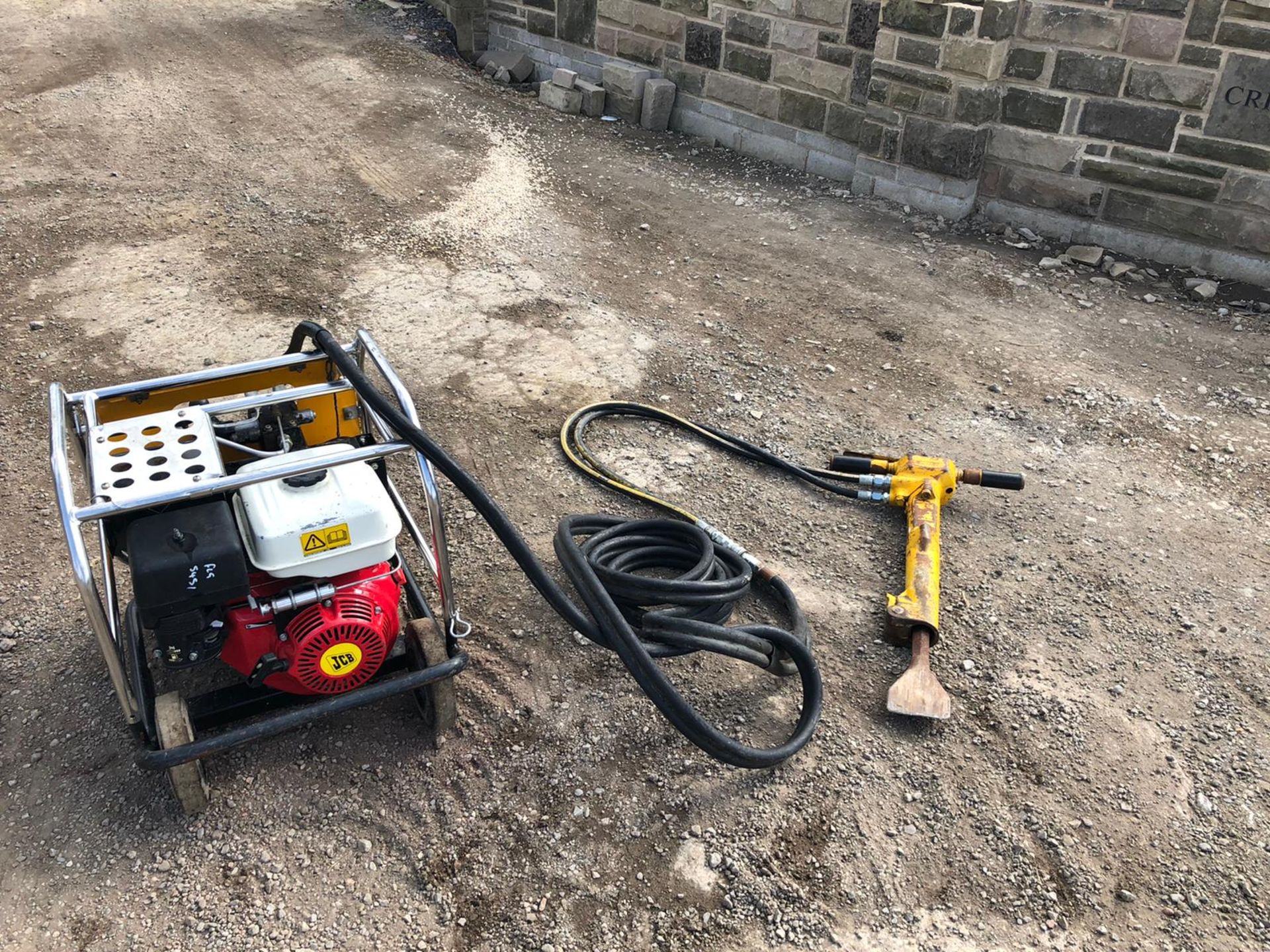 JCB BEAVER BREAKER POWER PACK (HONDA ENGINE) JCB ROCK BREAKER, RUNS AND WORKS *NO VAT* - Image 6 of 6