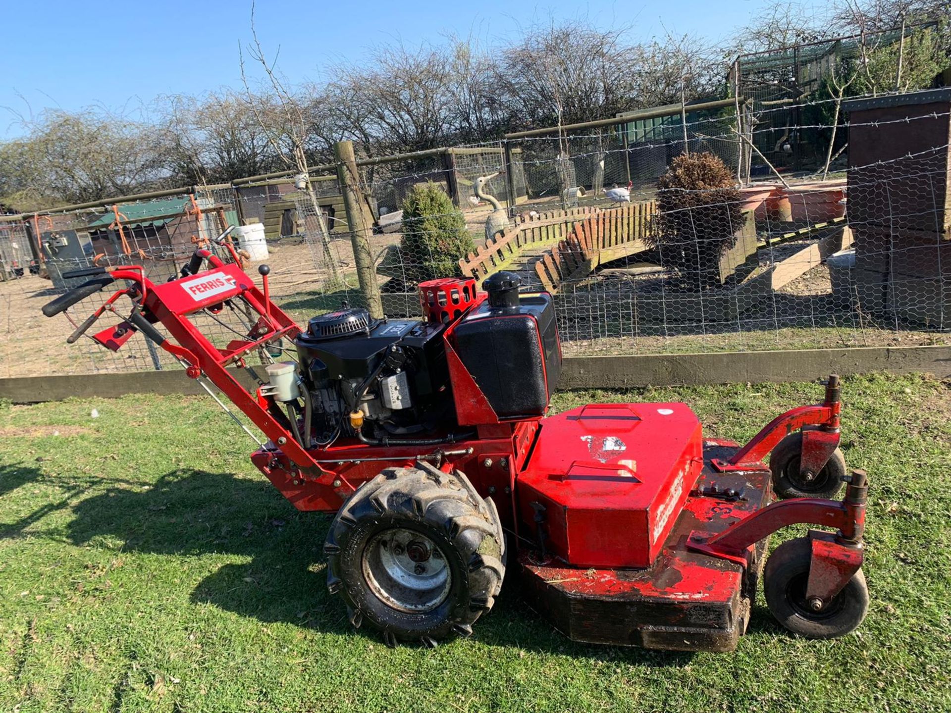 FERRIS HYDROWALK SD COMMERCIAL 36" CUT WALK BEHIND MOWER, YEAR 2007, RUNS, WORKS AND CUTS *PLUS VAT* - Image 7 of 9