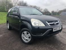 2004/53 REG HONDA CR-V I-VTEC SE SPORT 2.0 PETROL BLACK *NO VAT*