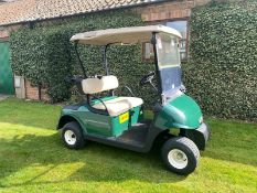 EZGO GOLF BUGGY, KAWASAKI PETROL ENGINE, YEAR 2015, EXCELLENT RUNNER, HAD VERY LITTLE USE *PLUS VAT*