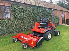 KUBOTA 3680 4x4, UPFRONT FLAIL MOWER, HYDRO DRIVE, TRIMAX 155 FLAIL 60", FULLY SERVICED, NEW FLAILS