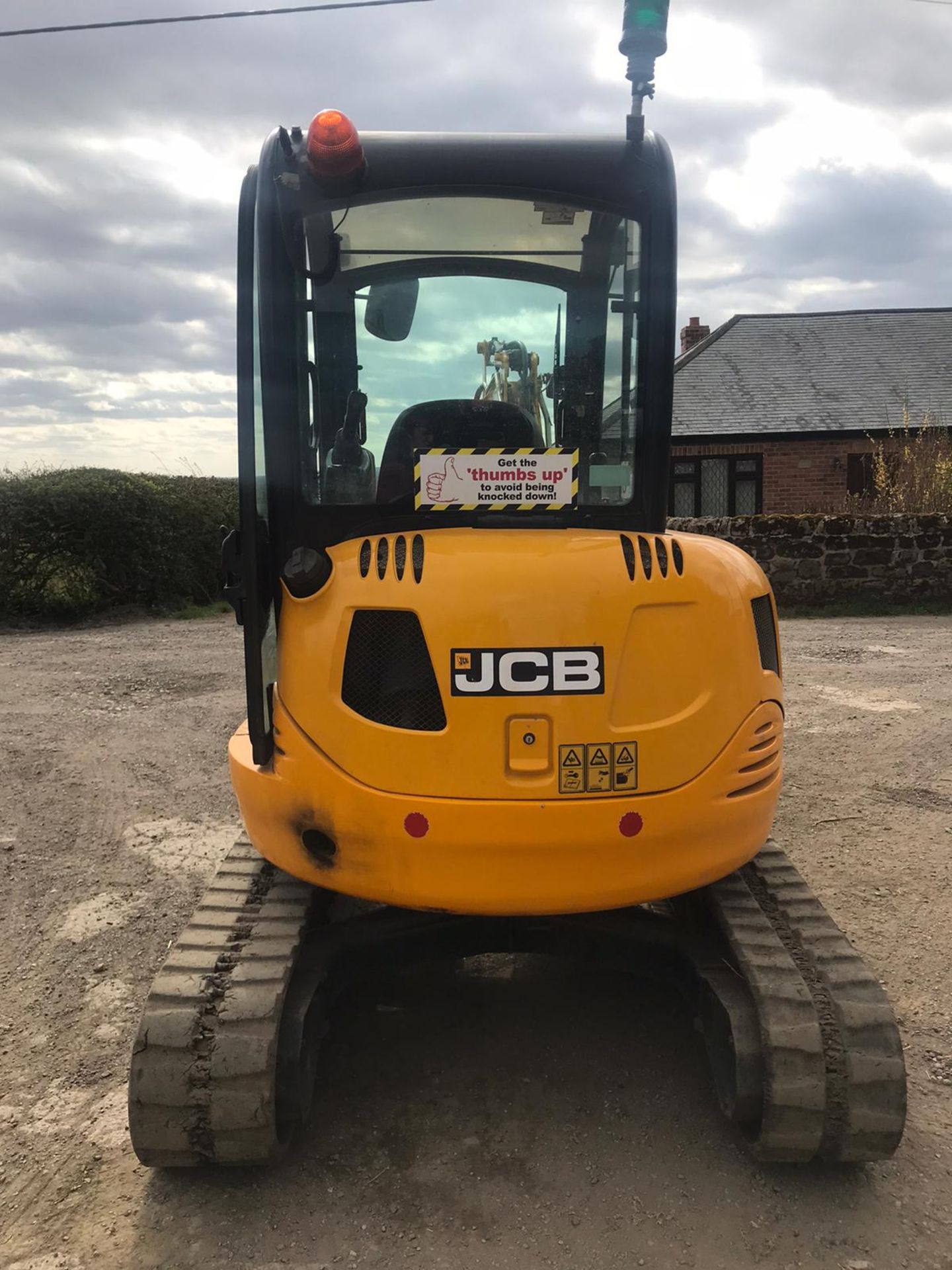 2017 JCB 8030 TRACKED CRAWLER EXCAVATOR / MINI DIGGER, SHOWING 1586 HOURS, 2 X BUCKETS *PLUS VAT* - Image 6 of 6