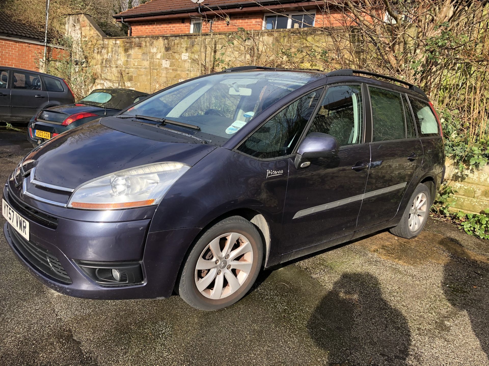 2007/57 REG CITROEN C4 PICASSO VTR PLUS HDI AUTOMATIC 1.6 DIESEL MPV *NO VAT* - Image 3 of 5