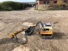 JCB BEAVER BREAKER POWER PACK (HONDA ENGINE) JCB ROCK BREAKER, RUNS AND WORKS *NO VAT*