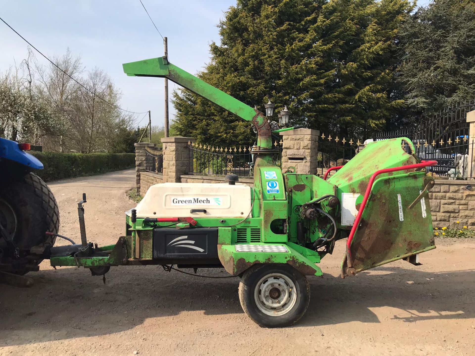 2004 GREENMECH TOWABLE SINGLE AXLE WOOD CHIPPER *PLUS VAT*