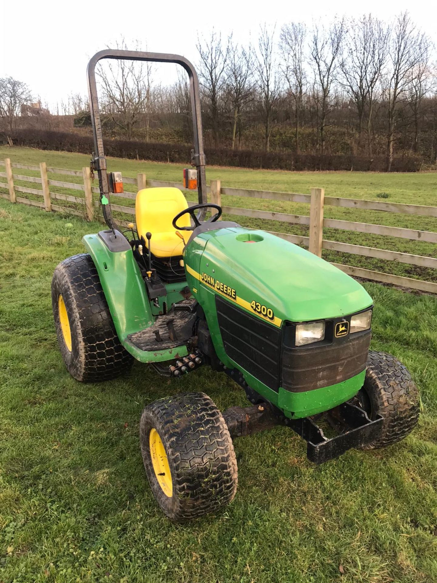 JOHN DEERE 4300 HST COMPACT TRACTOR 4WD, EX-COUNCIL, FIRST REG IN 2002 TO SOUTHERN DISTRICT COUNCIL - Image 2 of 9