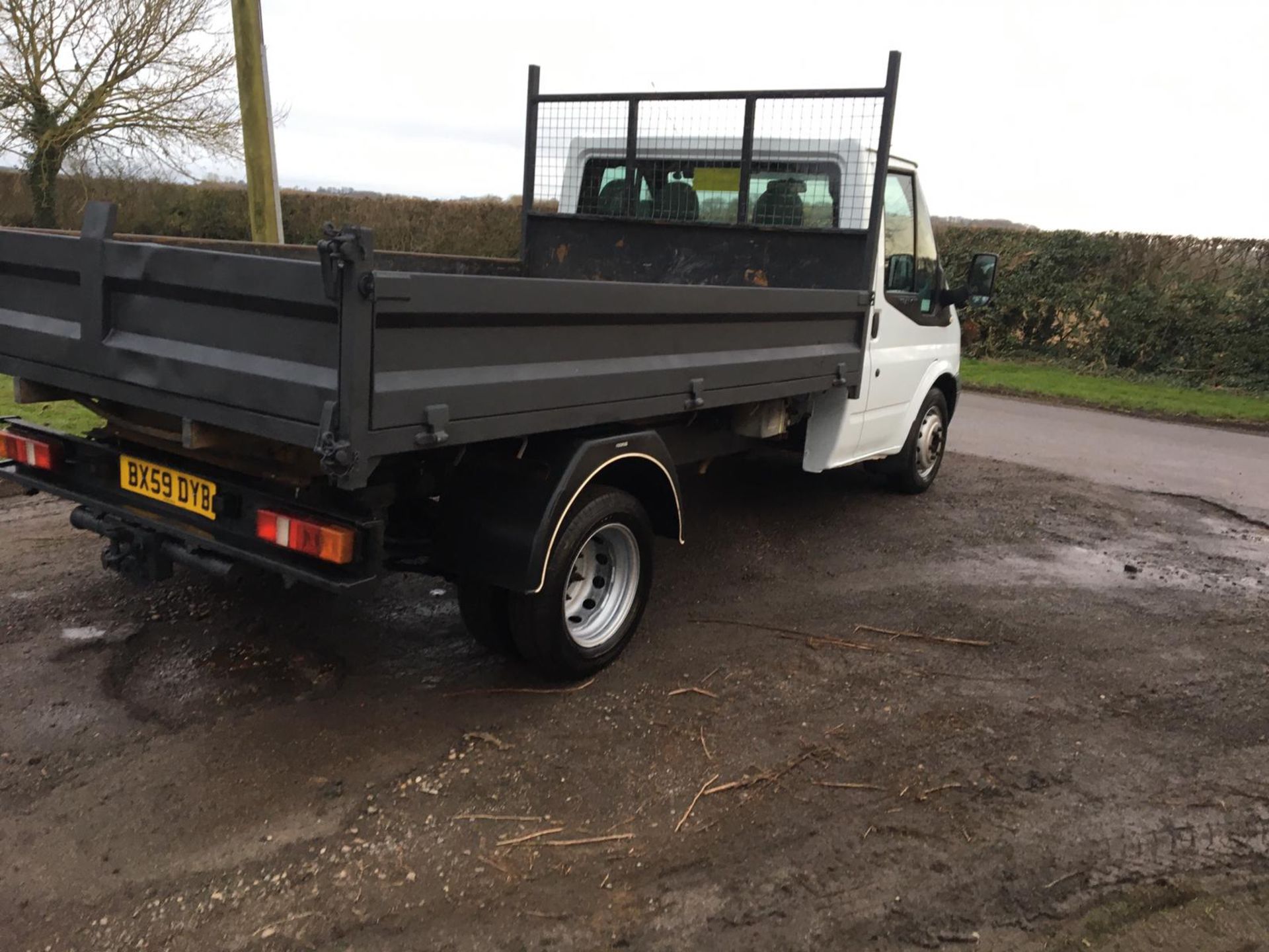 2009/59 REG FORD TRANSIT 100 T350M RWD 2.4 DIESEL TIPPER, SHOWING 0 FORMER KEEPERS *PLUS VAT* - Image 5 of 12