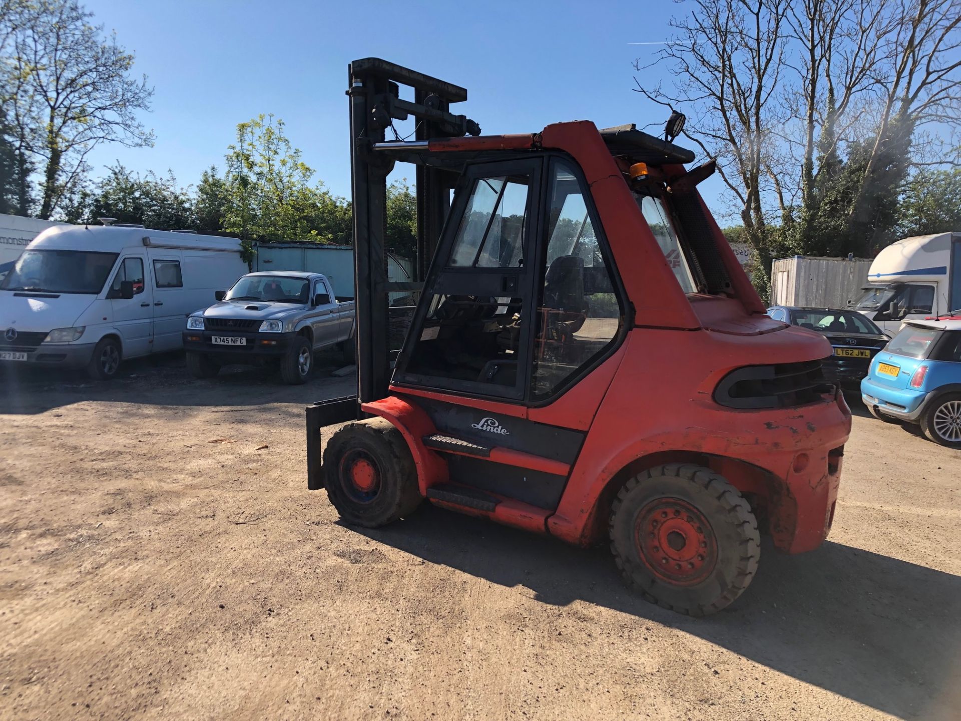 1996 LINDE H60 6 TON DIESEL FORKLIFT, MACHINE NOT RUNNING *PLUS VAT* - Image 2 of 4