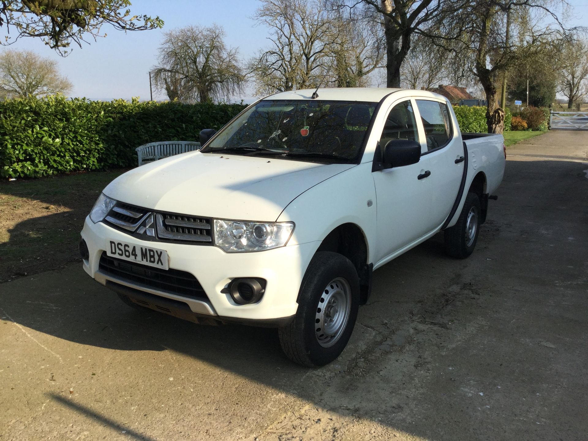 2014/64 REG MITSUBISHI L200 DI-D 4X4 4WORK LB DOUBLE CAB 2.5 DIESEL WHITE PICK-IP 135BHP *PLUS VAT*