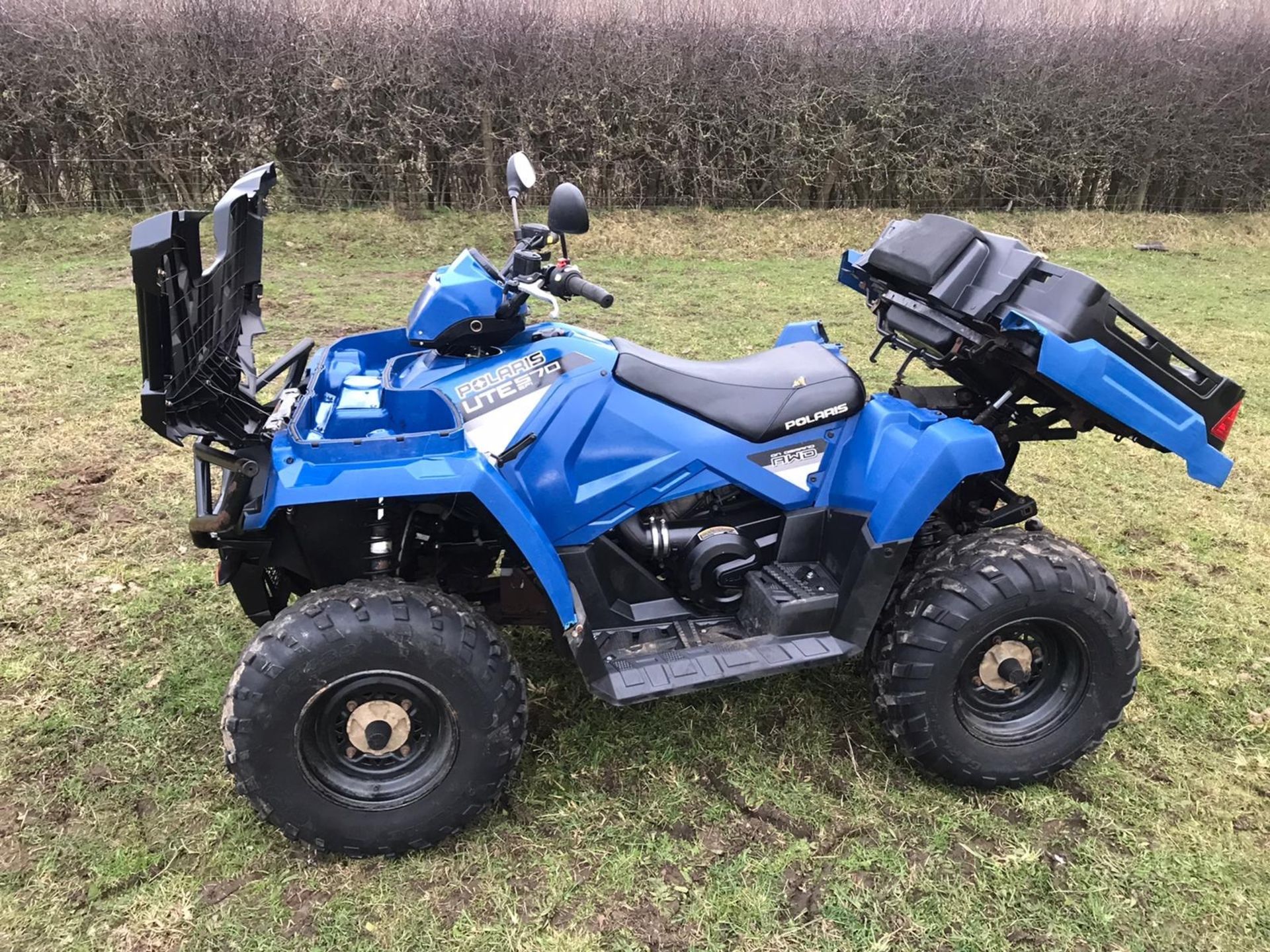 POLARIS SPORTSMAN UTE 570 EFI QUADBIKE, YEAR 2015, ONLY 131 HOURS, ROAD REGISTERED *NO VAT*