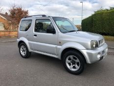 2005/05 REG SUZUKI JIMNY VVTS 1.3L PETROL SILVER, SHOWING 4 FORMER KEEPERS *NO VAT*