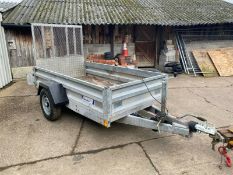 INDESPENSION HEAVY DUTY TRAILER, DROP DOWN TAILGATE, YEAR 2012 *PLUS VAT*