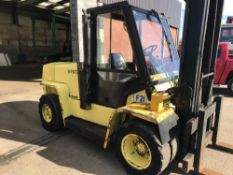 HYSTER HD7000 7 TON DIESEL FORKLIFT TRUCK GOOD CONDITION PERKINS ENGINE, EX LOCAL DOCK *PLUS VAT*