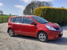 2009/09 REG NISSAN NOTE ACENTA DCI 86 1.5 DIESEL, AIR CONDITIONING, SATELLITE NAVIGATION *NO VAT*