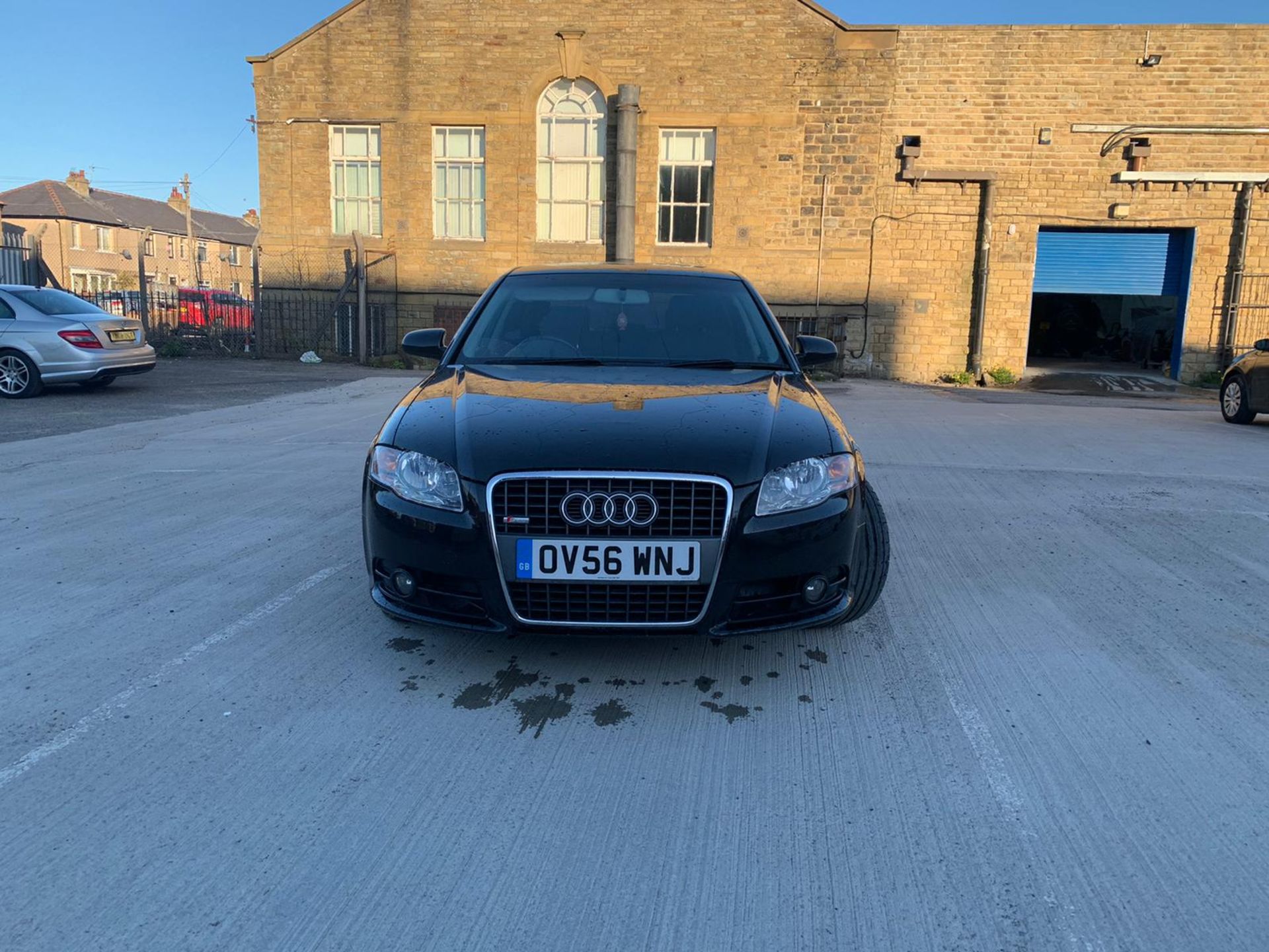 2006/56 REG AUDI A4 S LINE TDI 170 2.0 DIESEL 4 DOOR SALOON BLACK *NO VAT* - Image 2 of 11