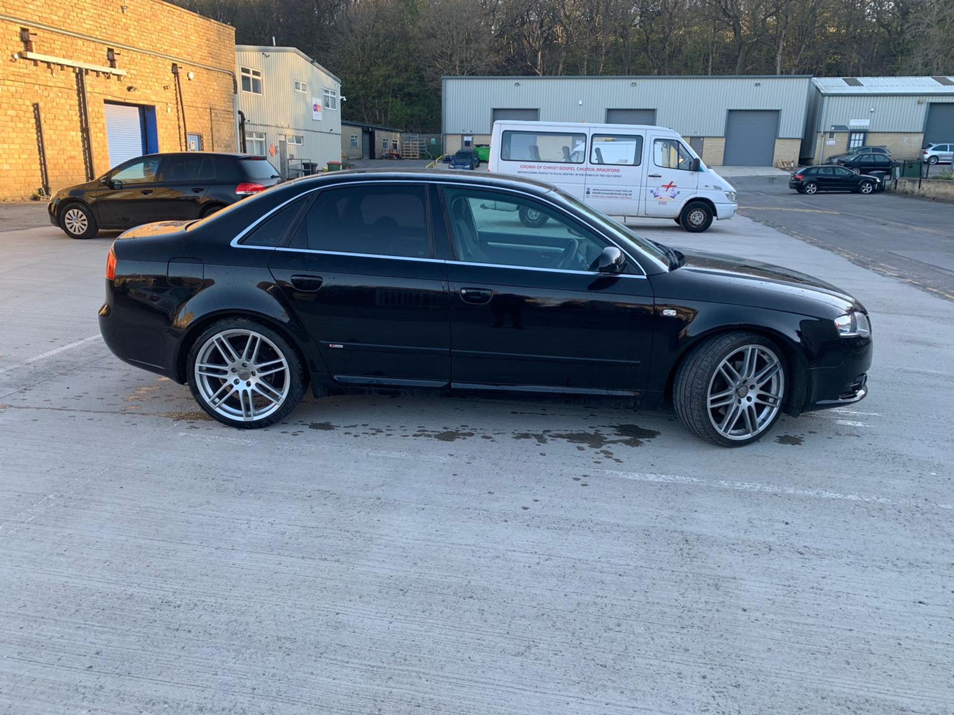 2006/56 REG AUDI A4 S LINE TDI 170 2.0 DIESEL 4 DOOR SALOON BLACK *NO VAT* - Image 4 of 11