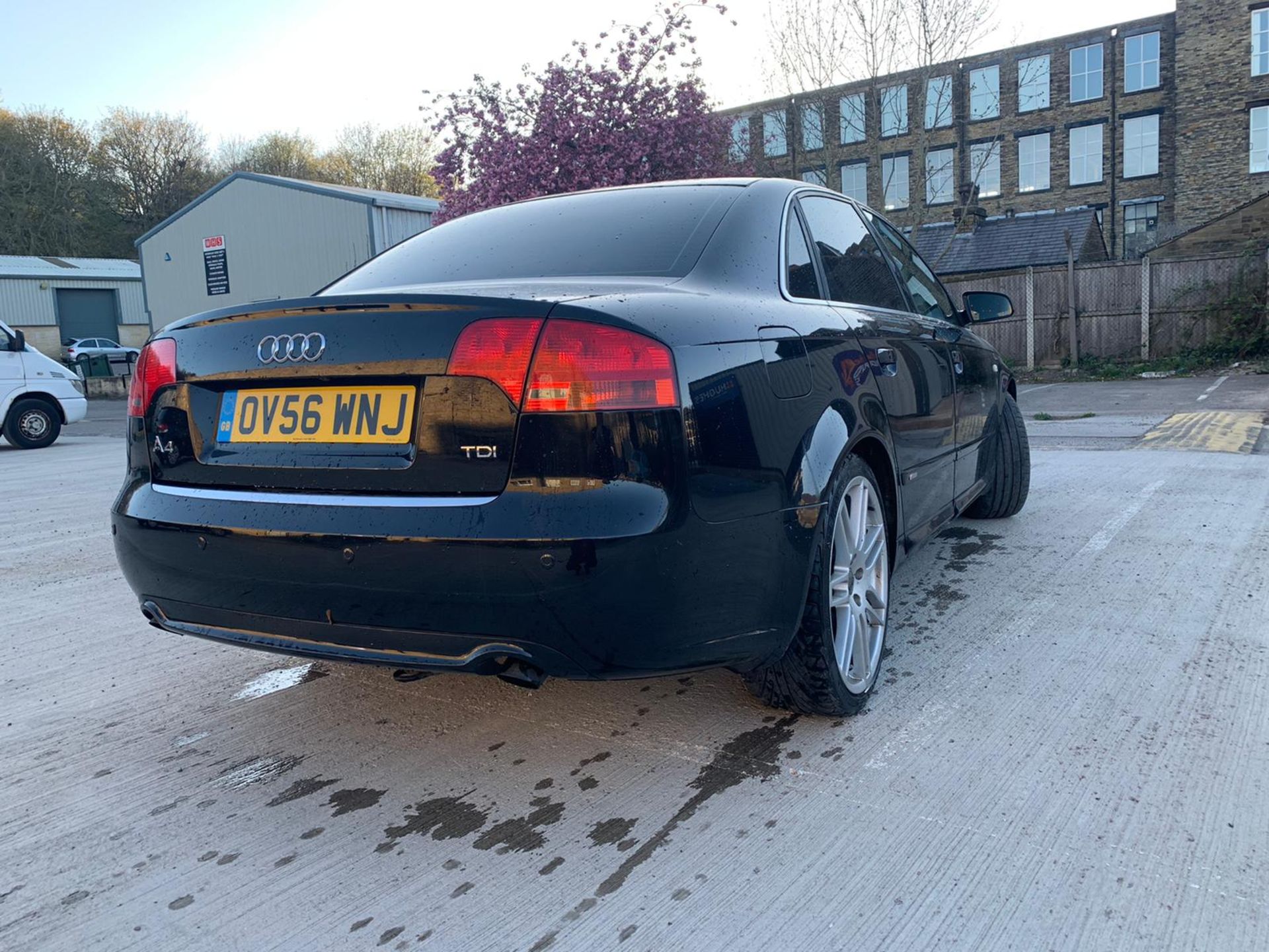 2006/56 REG AUDI A4 S LINE TDI 170 2.0 DIESEL 4 DOOR SALOON BLACK *NO VAT* - Image 6 of 11