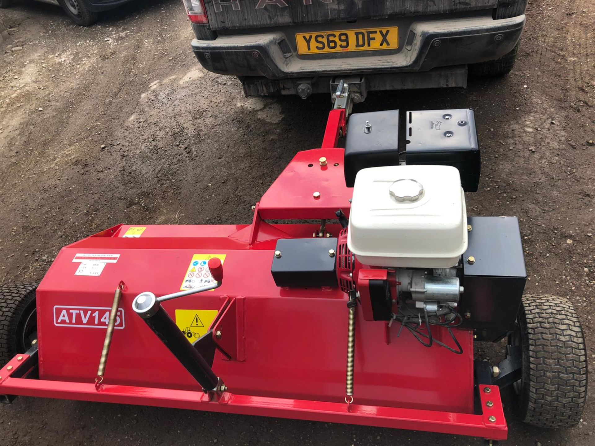 2019 EX DEMO HONDA ATV-145 FLAIL MOWER, IN NEW CONDITION, RUNS AND WORKS WELL *NO VAT* - Image 3 of 5