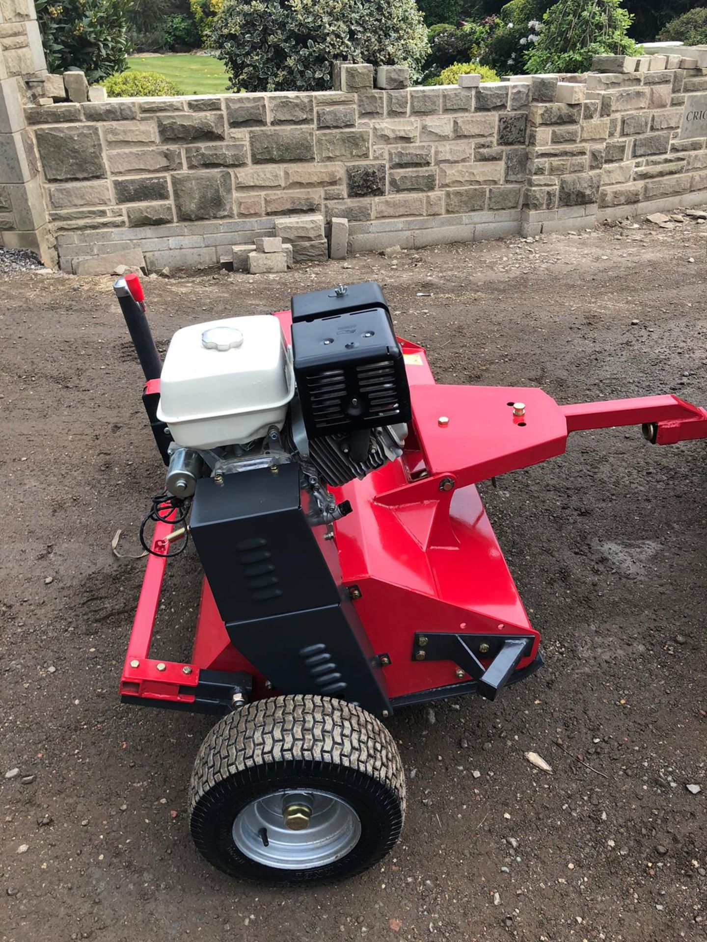 2019 EX DEMO HONDA ATV-145 FLAIL MOWER, IN NEW CONDITION, RUNS AND WORKS WELL *NO VAT* - Image 5 of 5