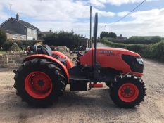 KUBOTA M8540 NARROW TRACTOR APPROX 85 HORSEPOWER RUNS AND DRIVES, 3822 HOURS *PLUS VAT*