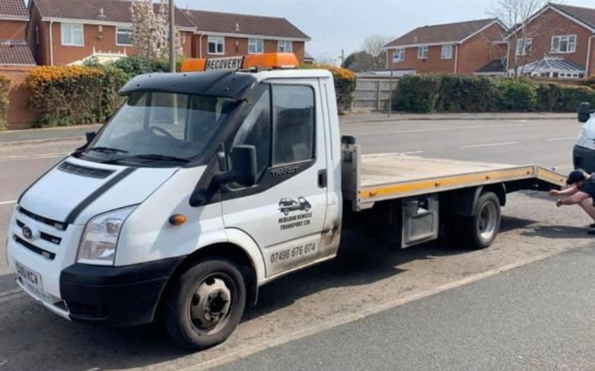 2001/51 REG FORD TRANSIT 350 LWB TD RECOVERY 2.4 DIESEL *PLUS VAT* - Image 4 of 5