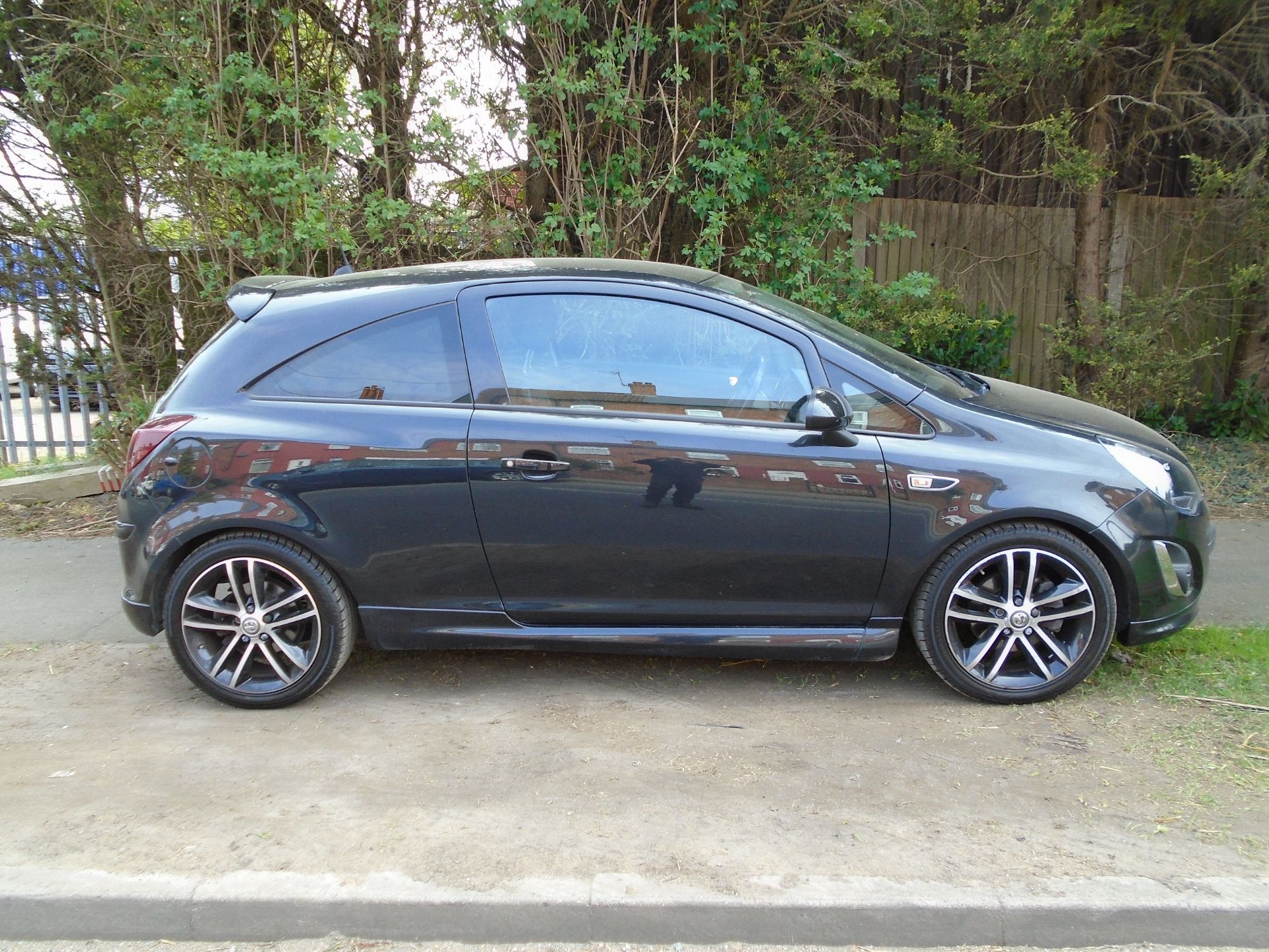 2014/14 REG VAUXHALL CORSA BLACK EDITION 1.4 TURBO BLACK 3DR HATCHBACK *NO VAT* - Image 5 of 8