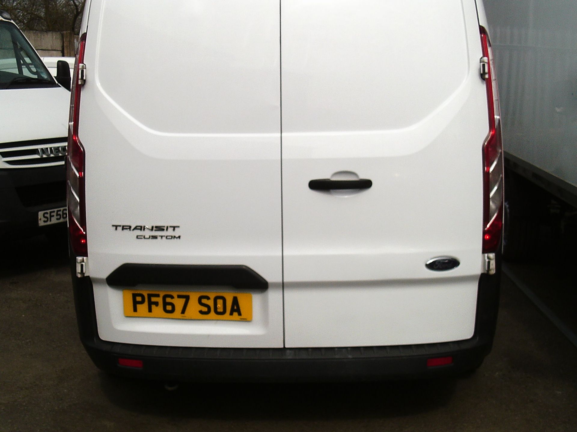 2018/67 REG FORD TRANSIT CUSTOM 270 2.2 EURO6 CREWCAB PANEL VAN, SHOWING 0 FORMER KEEPERS *PLUS VAT* - Image 4 of 12