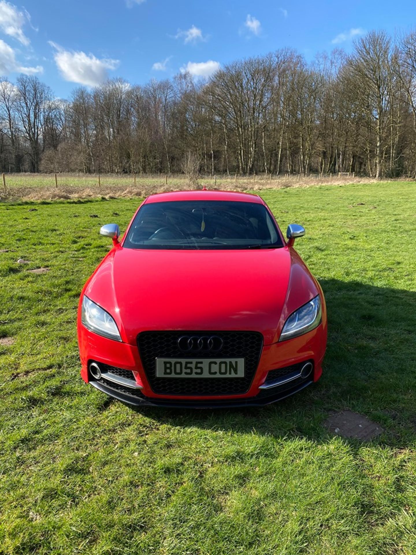 2010/10 REG AUDI TT S QUATTRO S-A DSG 2.0 PETROL COUPE RED *NO VAT* - Image 2 of 11