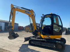 JCB 8085 ZTS EXCAVATOR DIGGER, YEAR 2010, ONLY 2824 HOURS, COMPLETE WITH 4 X BUCKETS & QUICK HITCH