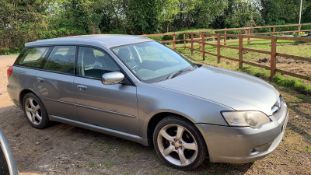 2007/57 REG SUBARU LEGACY R 2.0 PETROL AUTOMATIC GREY 5DR ESTATE *NO VAT*