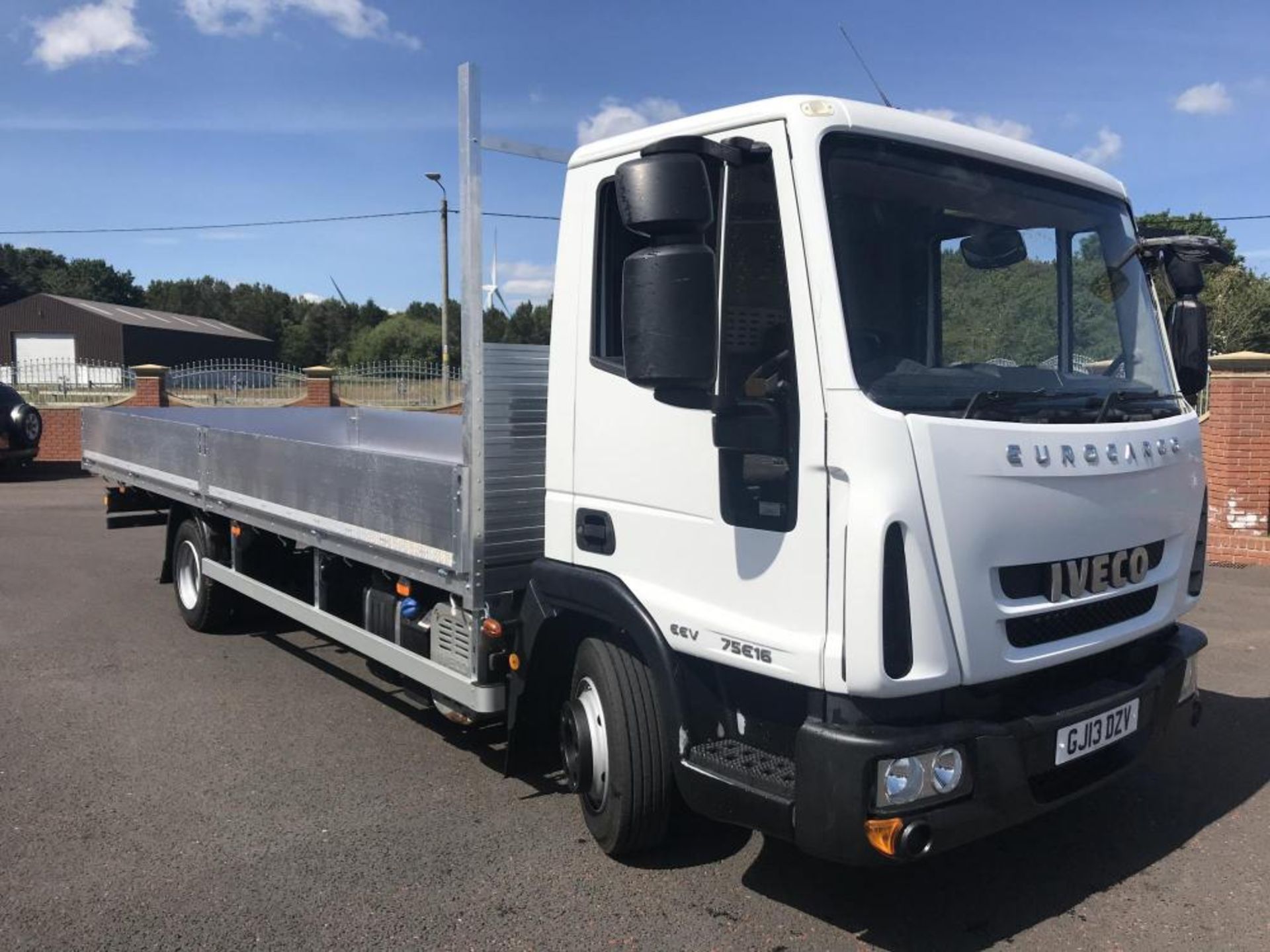 2013/13 REG IVECO EUROCARGO 75E16 20FT ALLOY DROPSIDE TRUCK NEW BODY 7.5T AUTO BOX *PLUS VAT*