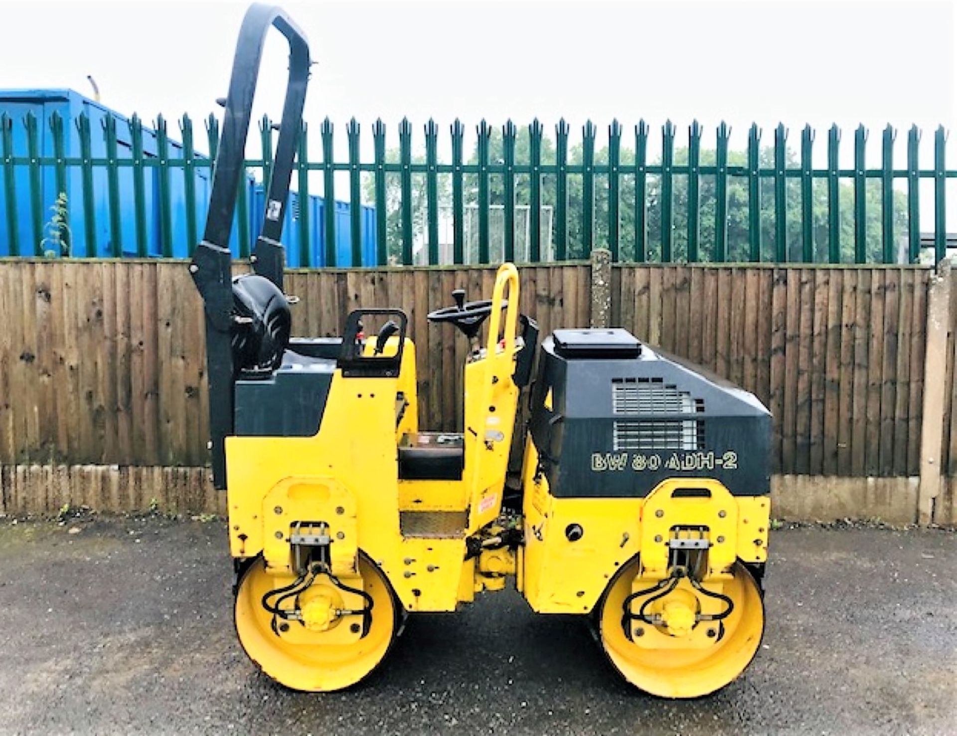 BOMAG BW80 ADH-2 RIDE ON TWIN DRUM TANDEM ROLLER, YEAR 2008, 1988 HOURS, FOLDING ROPS *PLUS VAT*