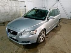 2008/58 REG VOLVO V50 SE 16V 2.0 PETROL ESTATE SILVER *NO VAT*