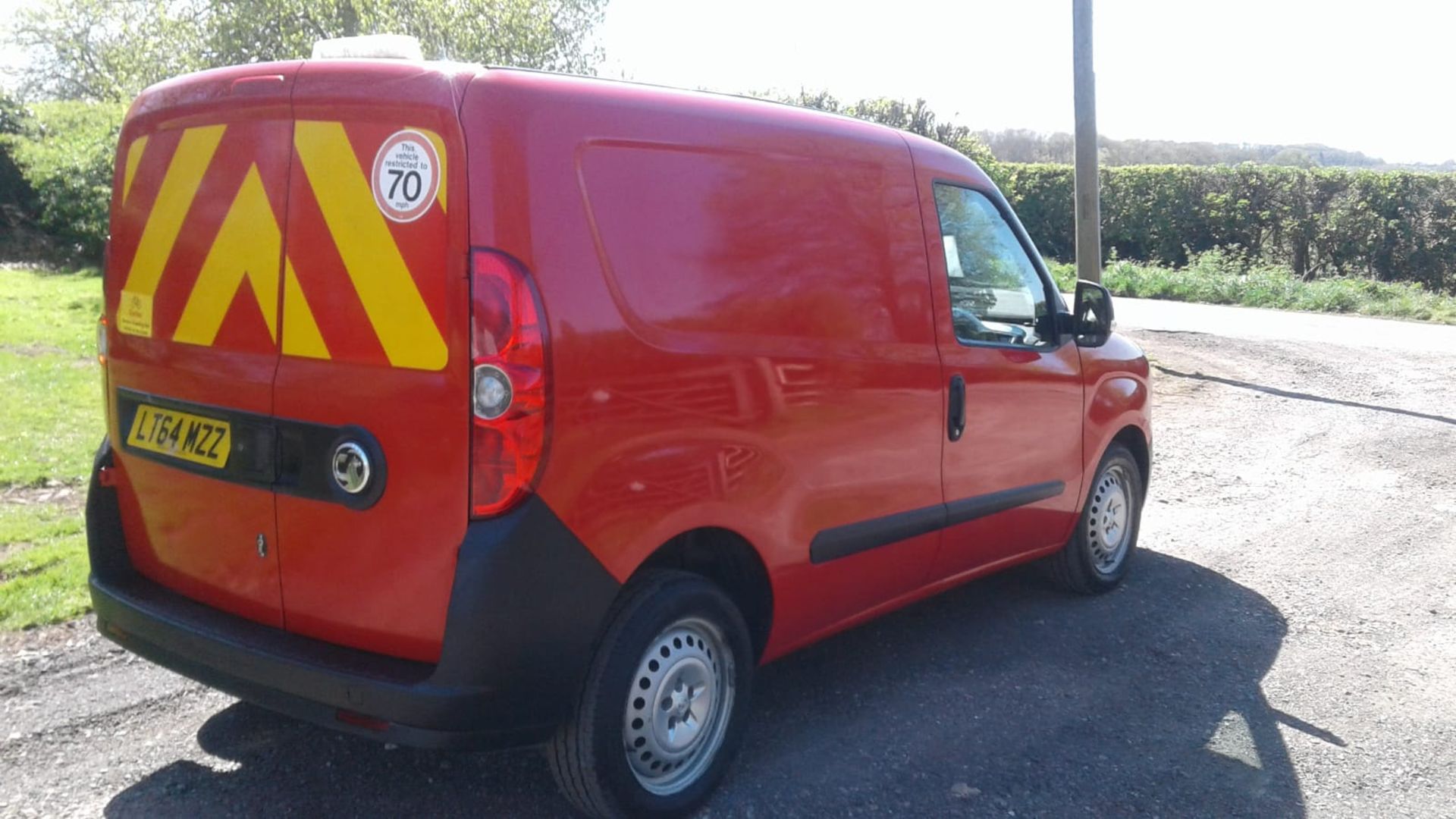 2014/64 REG VAUXHALL COMBO 2300 L1H1 CDTI SS ECO-FLEX 1.25 DIESEL RED PANEL VAN *NO VAT* - Image 4 of 7