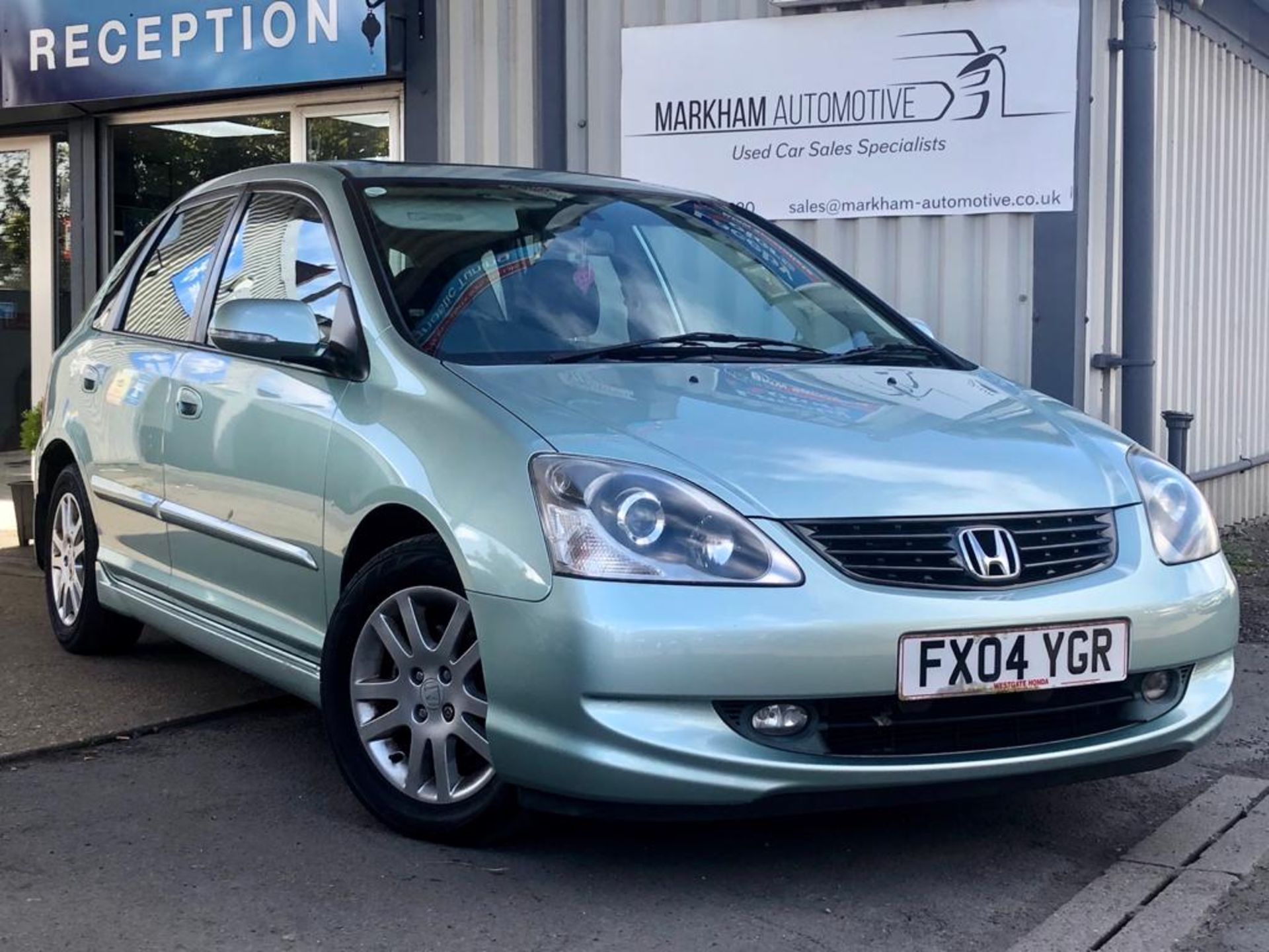 2004/04 REG HONDA CIVIC VTEC EXECUTIVE 1.6 PETROL 5DR HATCHBACK, SHOWING 0 FORMER KEEPERS *NO VAT*