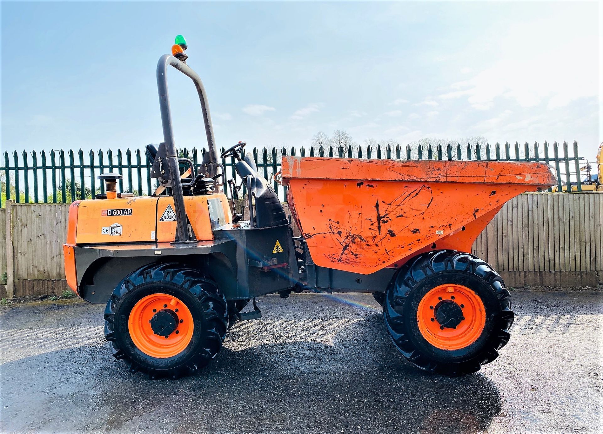 AUSA D 600 AP 6 TONNE DUMPER, YEAR 2015, 1216 HOURS, GOOD TYRES, CE MARKED *PLUS VAT* - Image 6 of 12