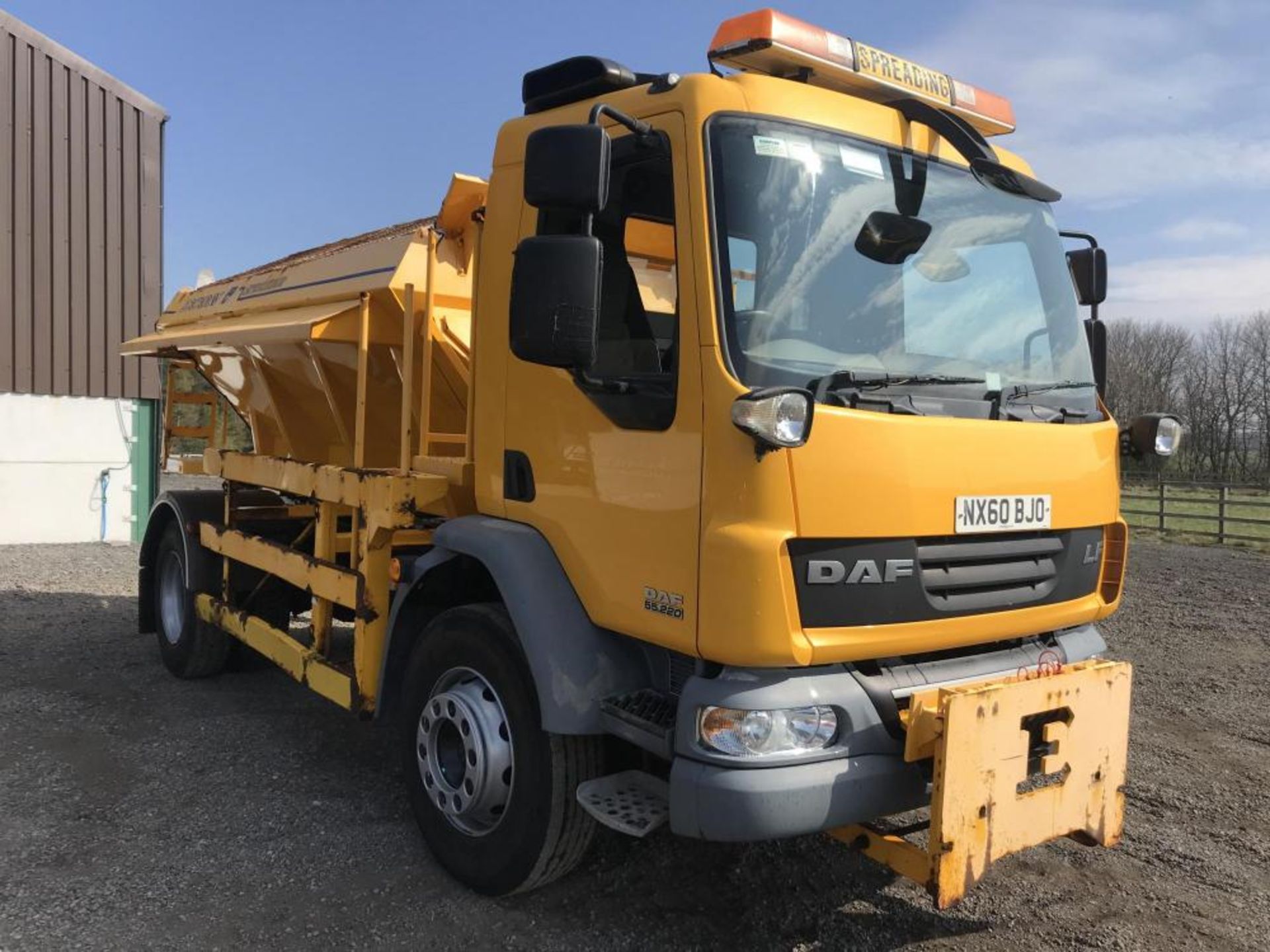 2010/60 REG DAF TRUCKS LF FA 55.220 18 TON GRITTER EX COUNCIL ECON BODY SPREADER MANUAL GEARBOX