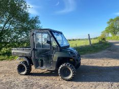 62 REG POLARIS RANGER DIESEL ROAD LEGAL BUGGY FULL GLASS CAB RUNS AND WORKS WELL, 4WD, CAB HEATER