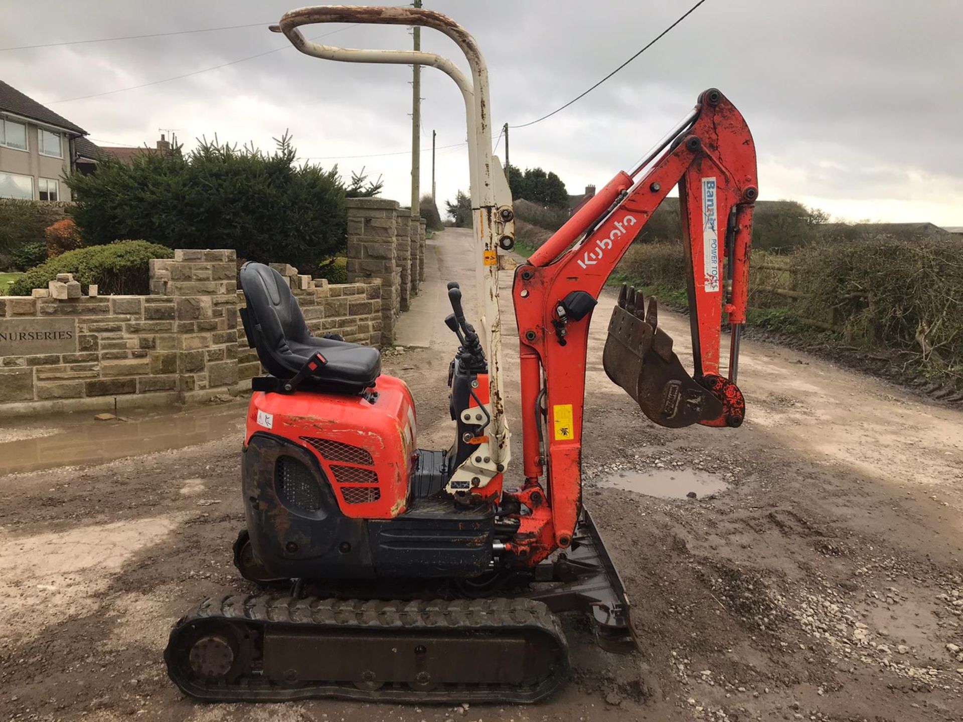 KUBOTA U10-3 TRACKED CRAWLER MICRO DIGGER / EXCAVATOR, YEAR 2011, RUNS, WORKS AND DIGS *PLUS VAT* - Image 5 of 8