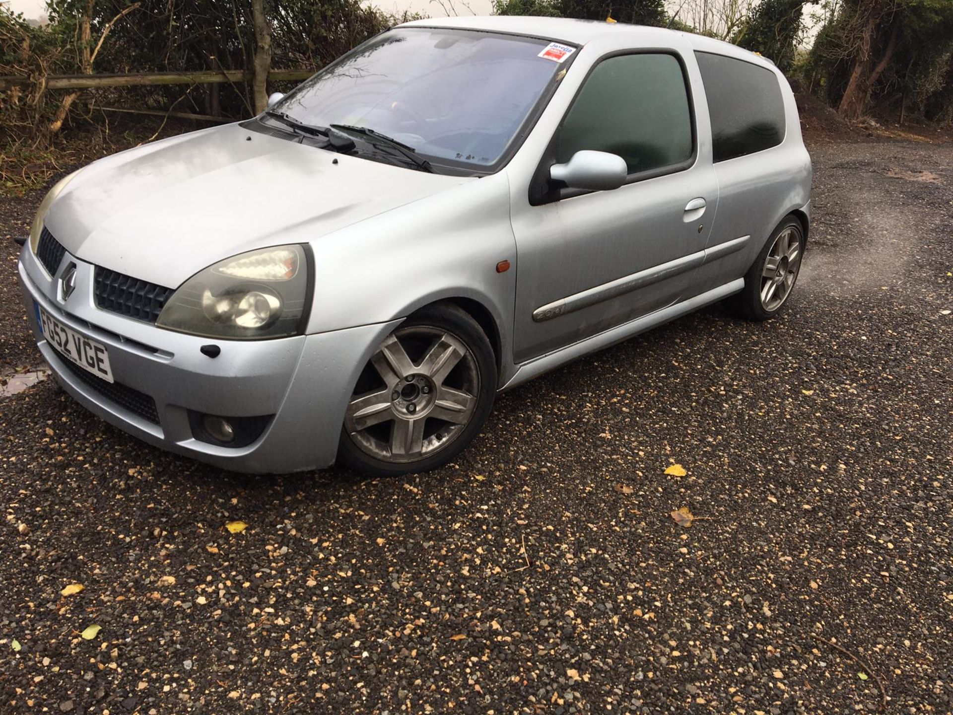 2002/52 REG RENAULT CLIO RENAULT SPORT 172 CUP 2.0 PETROL SILVER 3 DOOR HATCHBACK *NO VAT* - Image 3 of 13