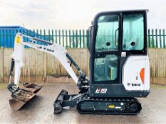 BOBCAT E19 RUBBER TRACKED CRAWLER DIGGER / EXCAVATOR, YEAR 2019, 3 X BUCKETS, 2 SPEED TRACKING