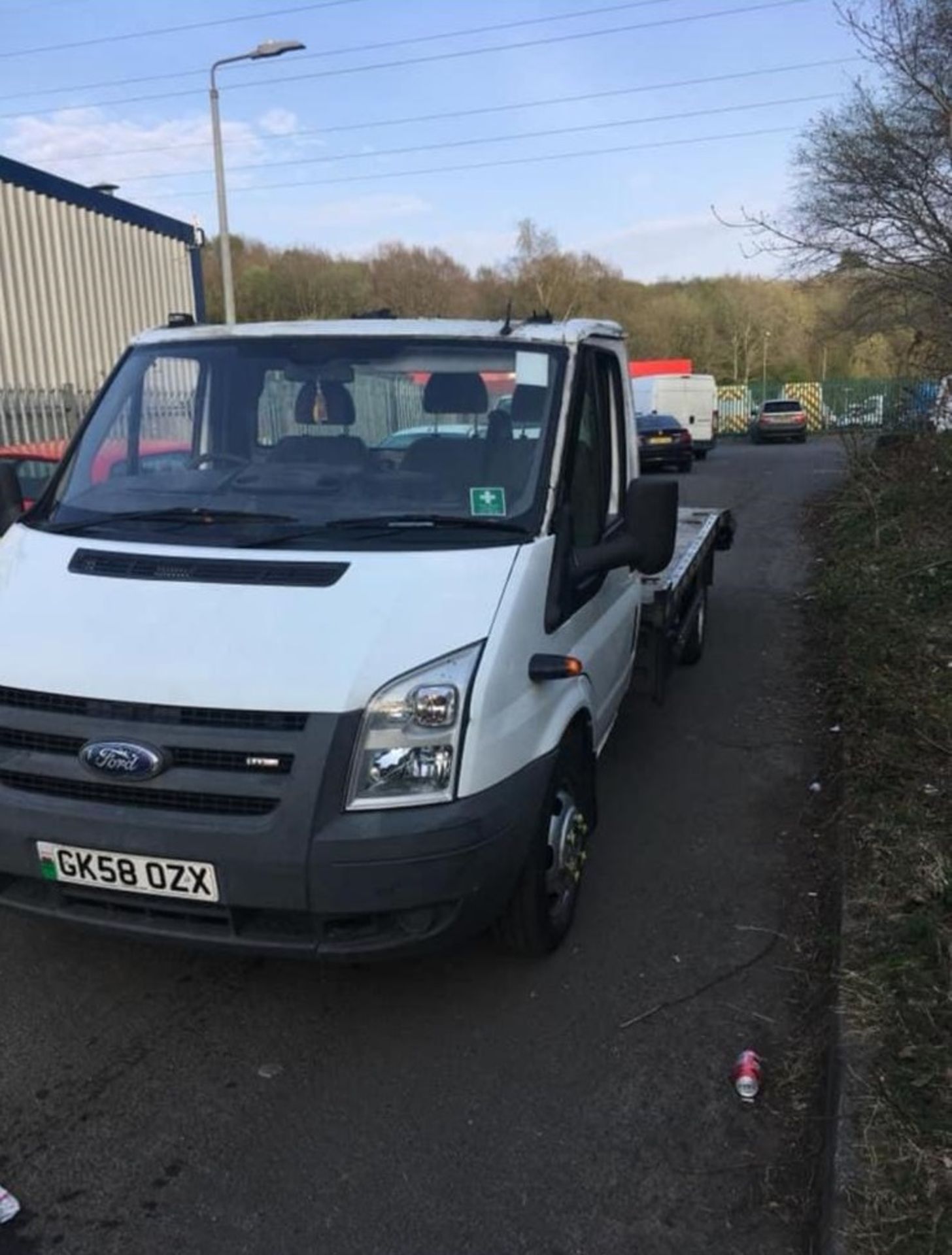 2008/58 REG FORD TRANSIT 100 T350L RWD 2.4 DIESEL WHITE RECOVERY *NO VAT* - Image 2 of 6