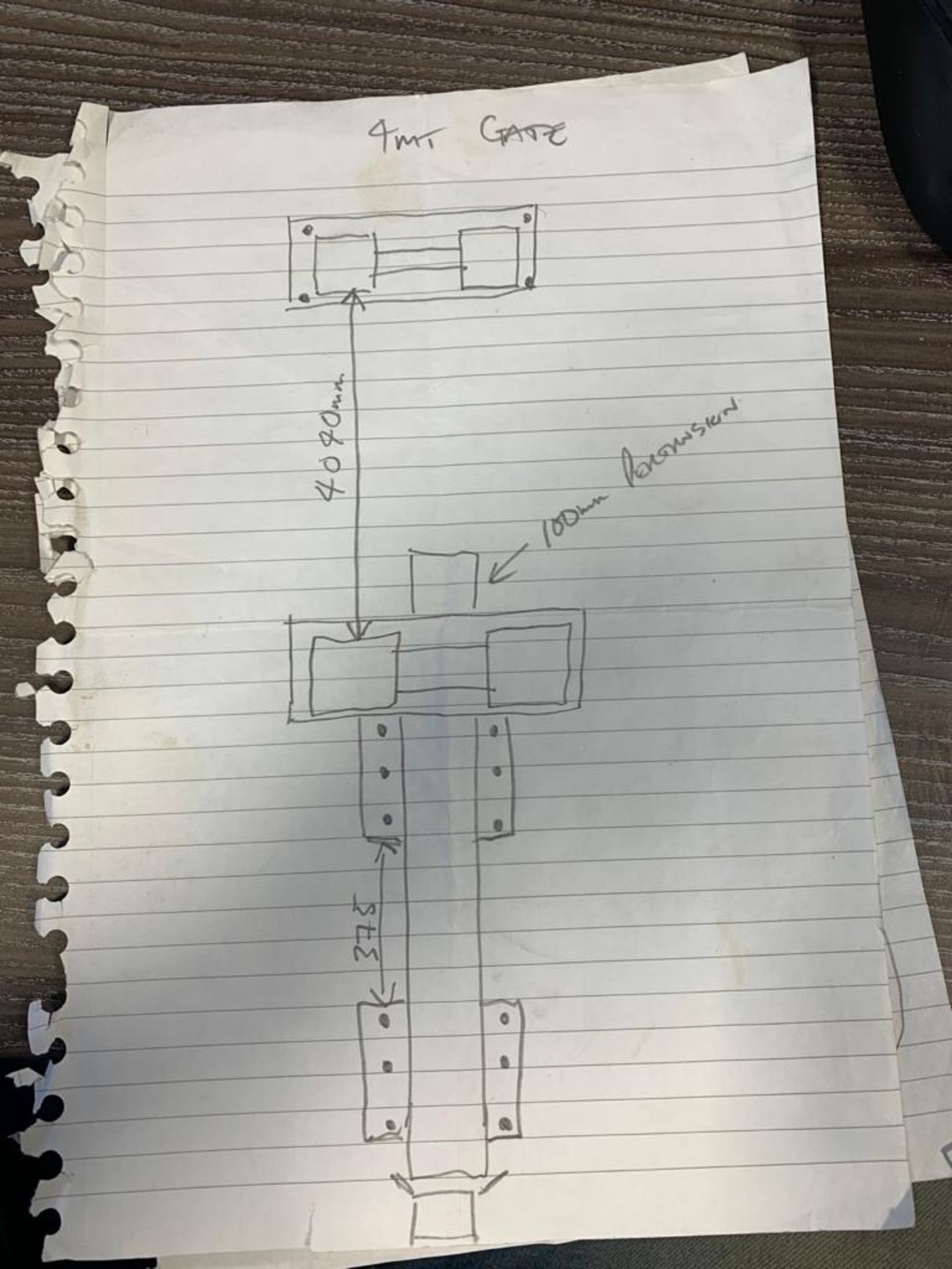 4.5 METERS WIDE X 1.7 METERS HIGH - SLIDING CANTILEVER GATE *PLUS VAT* - Image 6 of 6