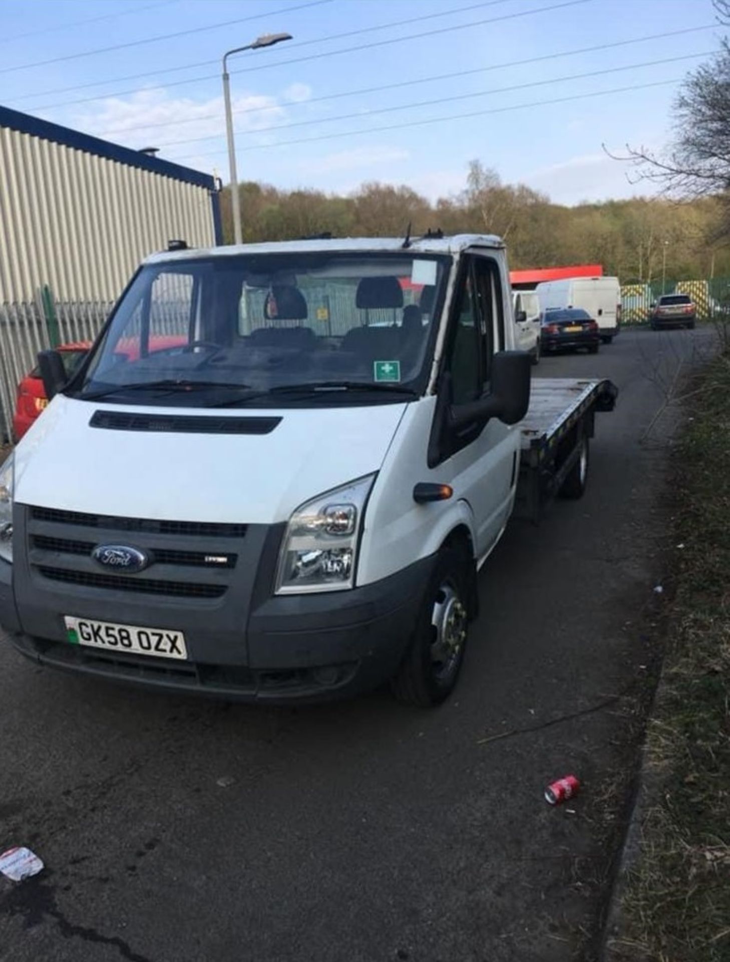 2008/58 REG FORD TRANSIT 100 T350L RWD 2.4 DIESEL WHITE RECOVERY *NO VAT* - Image 3 of 6